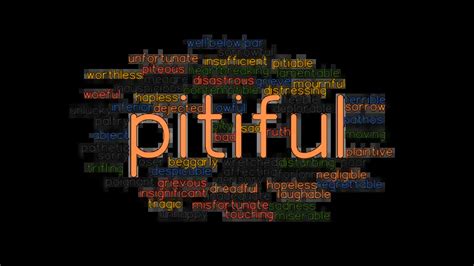 pitiful synonym|words that mean pitiful.